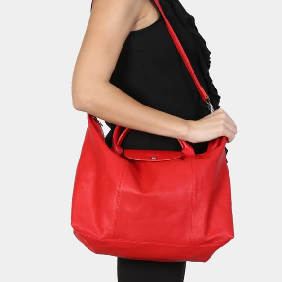 New LONGCHAMP Le Pliage Cuir Top Handle L -Leather New LONGCHAMP Le Pliage Cuir Top Handle L -Leather